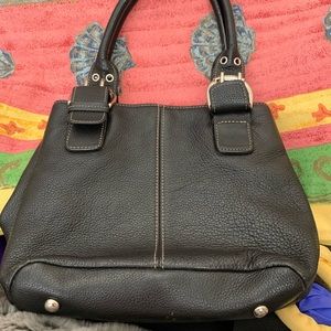 TIGNANELLO Black Leather Purse